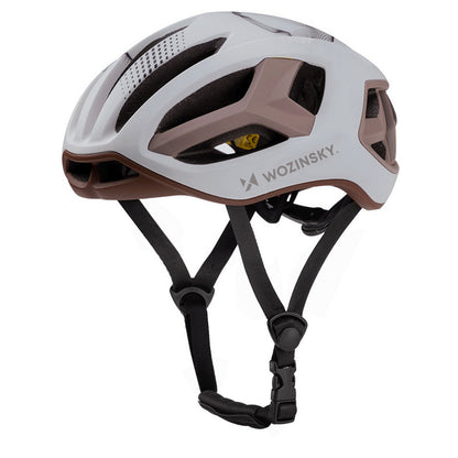 WOZINSKY Kask rowerowy szosowy ultracienki 57-62 cm - taupe