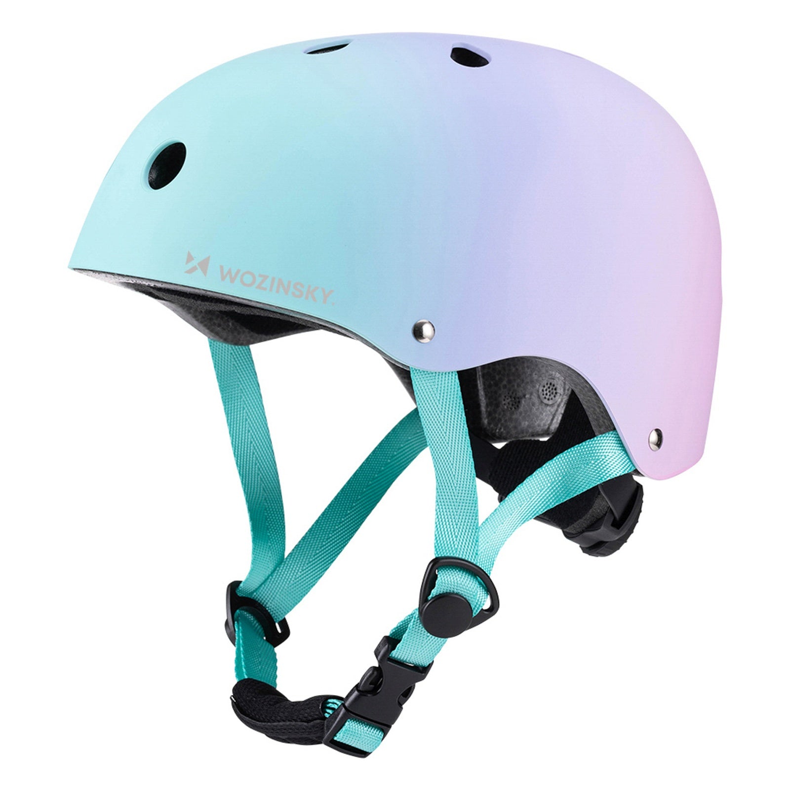 WOZINSKY BMX scooter bicycle helmet 48-52 cm - pink gradient