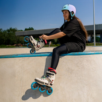 WOZINSKY BMX scooter bicycle helmet 48-52 cm - pink gradient – image 7