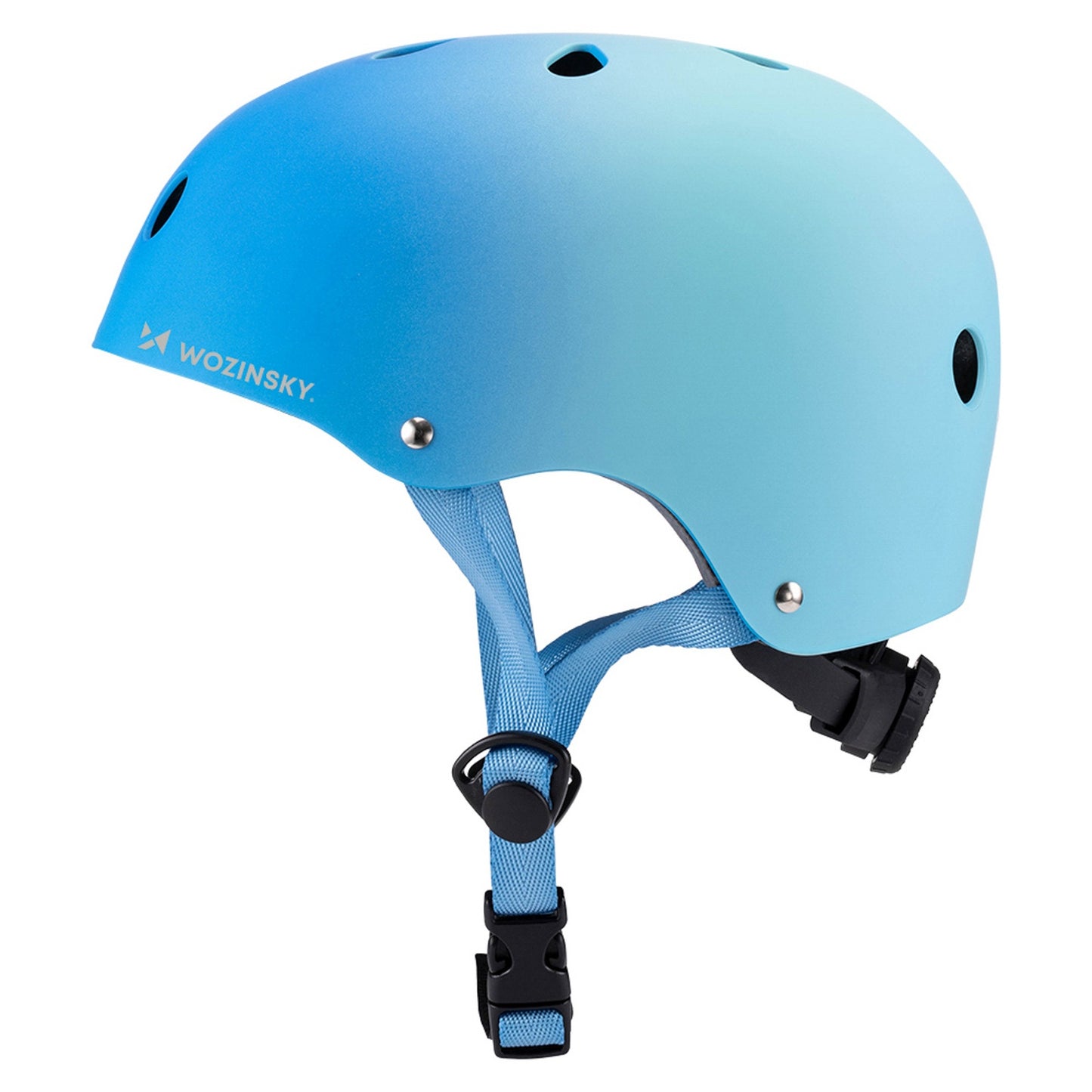WOZINSKY BMX scooter bicycle helmet 48-52 cm - blue gradient – image 3