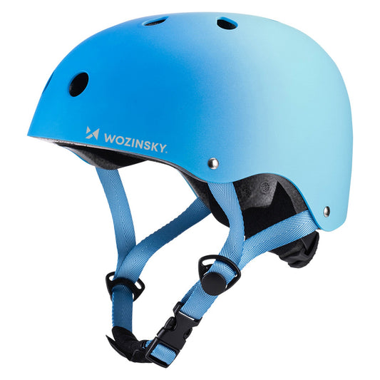 WOZINSKY BMX scooter bicycle helmet 54-58 cm - blue gradient