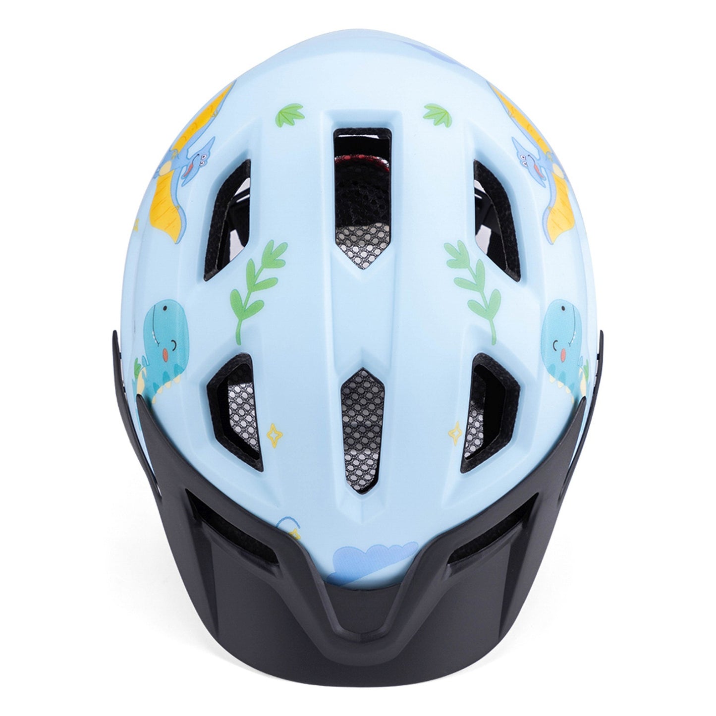 WOZINSKY Children's MTB bicycle helmet with detachable visor 48-52 cm - light blue – image 3
