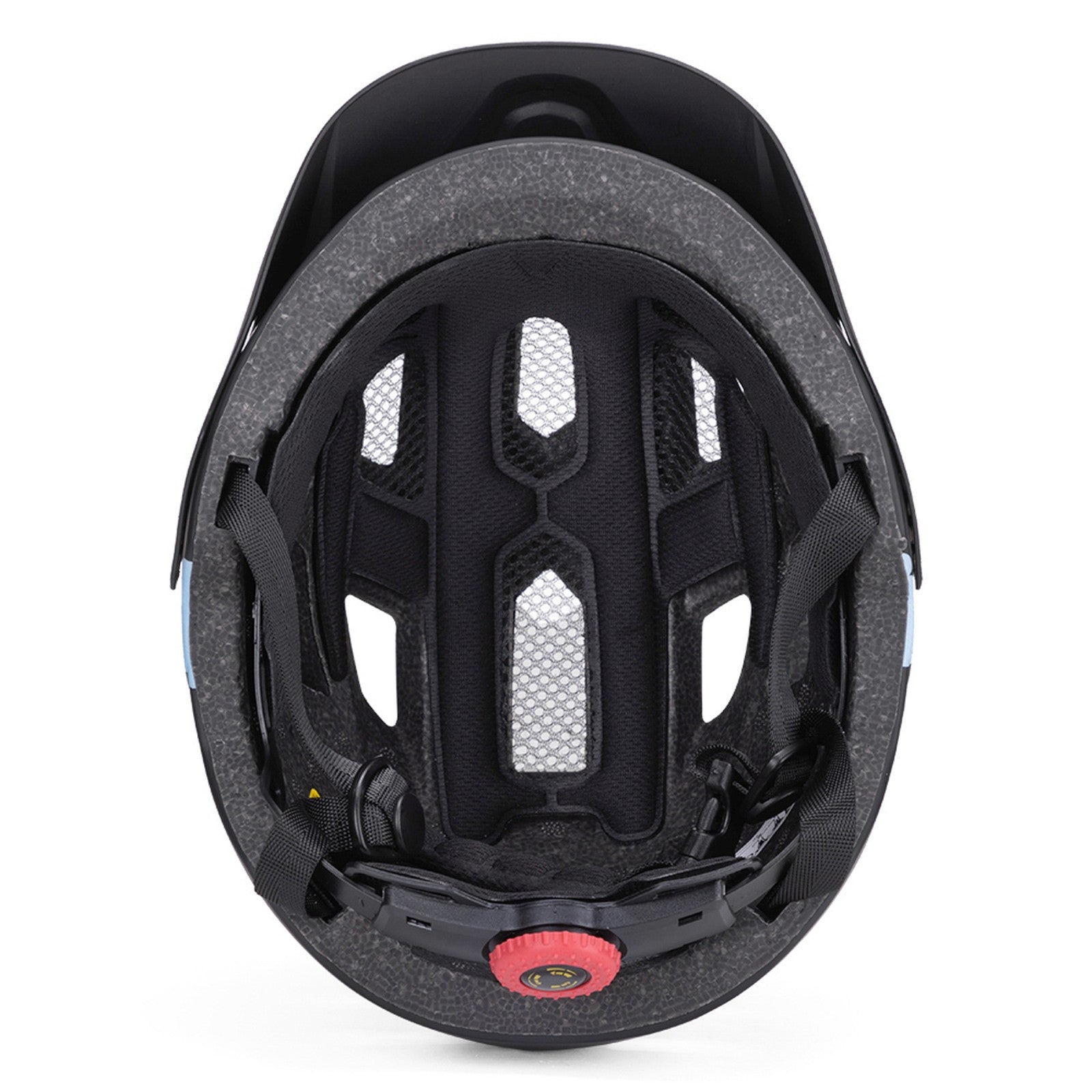 WOZINSKY Children's MTB bicycle helmet with detachable visor 48-52 cm - black – image 4