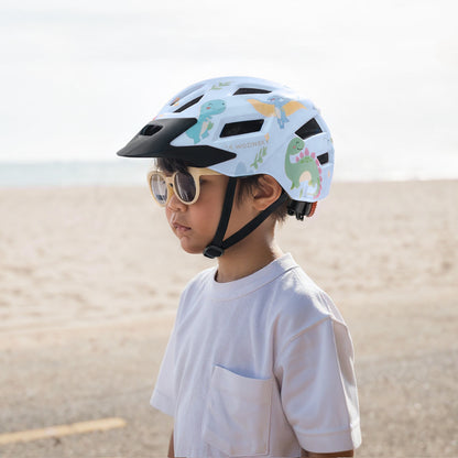 WOZINSKY Children's MTB bicycle helmet with detachable visor 48-52 cm - light blue – image 10