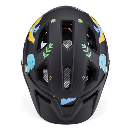 WOZINSKY Children's MTB bicycle helmet with detachable visor 48-52 cm - black – image 10