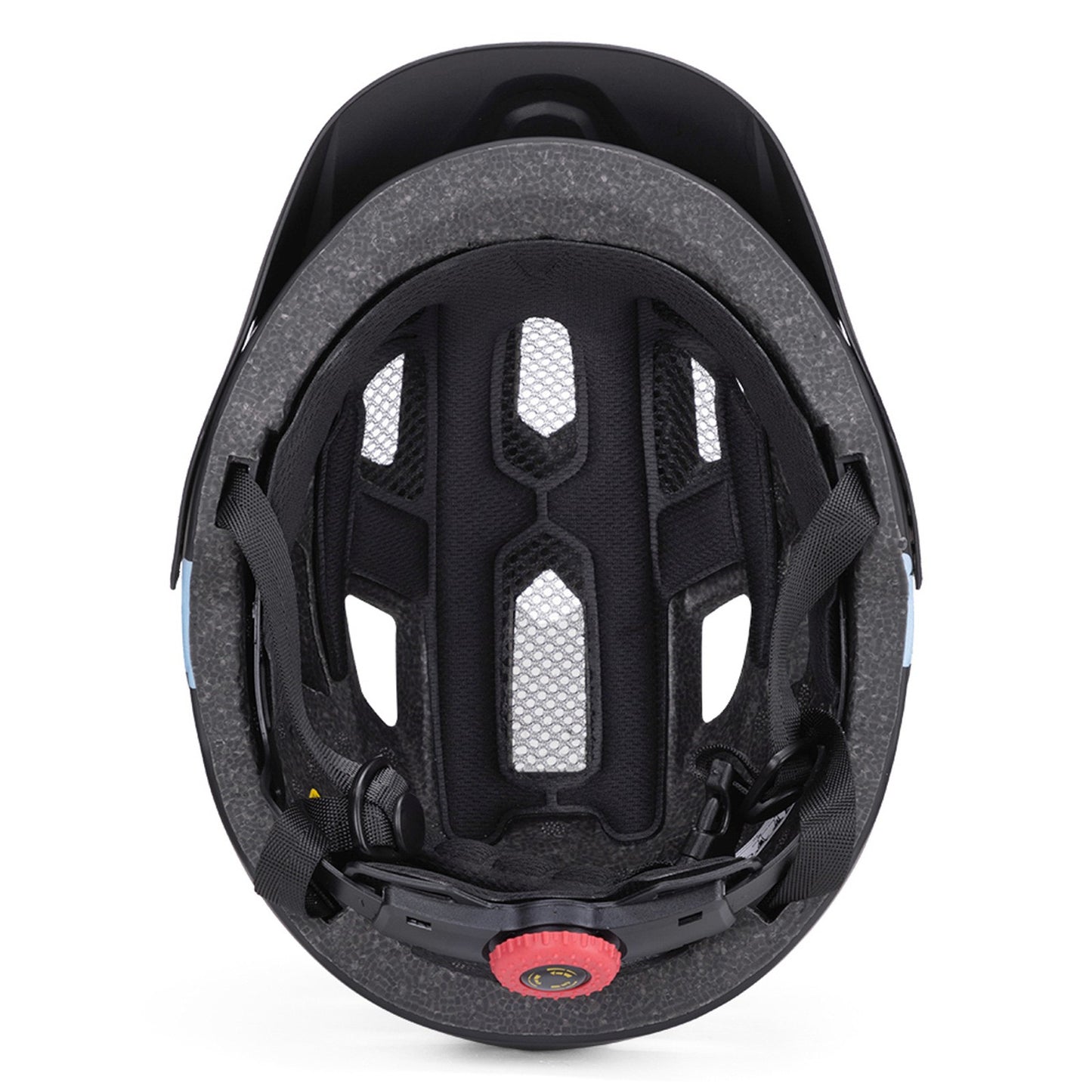 WOZINSKY Children's MTB bicycle helmet with detachable visor 48-52 cm - black – image 11