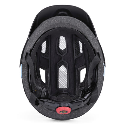 WOZINSKY Children's MTB bicycle helmet with detachable visor 48-52 cm - black – image 11