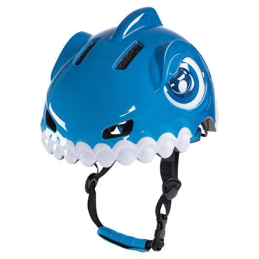 WOZINSKY Children's bicycle helmet 52-56 cm - blue dinosaur