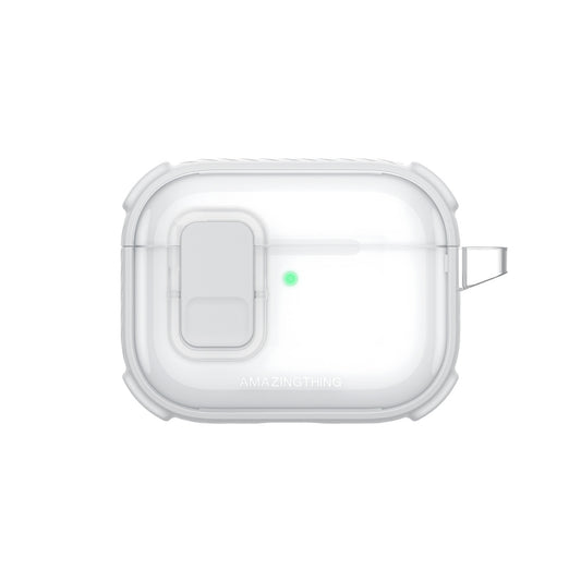 AmazingThing Case for AirPods Pro 3 Titan Pro Mag Case Clear - white