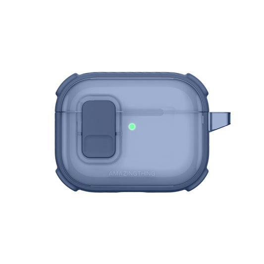 AmazingThing Case for AirPods Pro 3 Titan Pro Mag Case Clear - blue