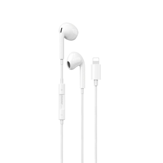 DUDAO X14PROL-W1 iPhone Lightning wired in-ear headphones - white