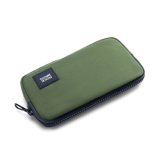 ROCKBROS Bicycle bag for phone, keys, wallet 20x11.5x2 cm - dark green
