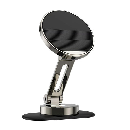 WOZINSKY Folding magnetic car holder for a smartphone on the dashboard - gray