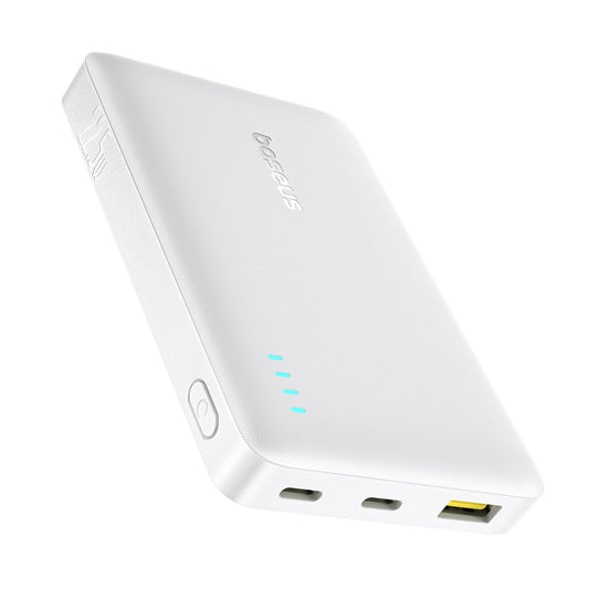 BASEUS Powerbank 10000mAh 22.5W EnerFill FP21 USB-A USB-C with USB-C cable - white