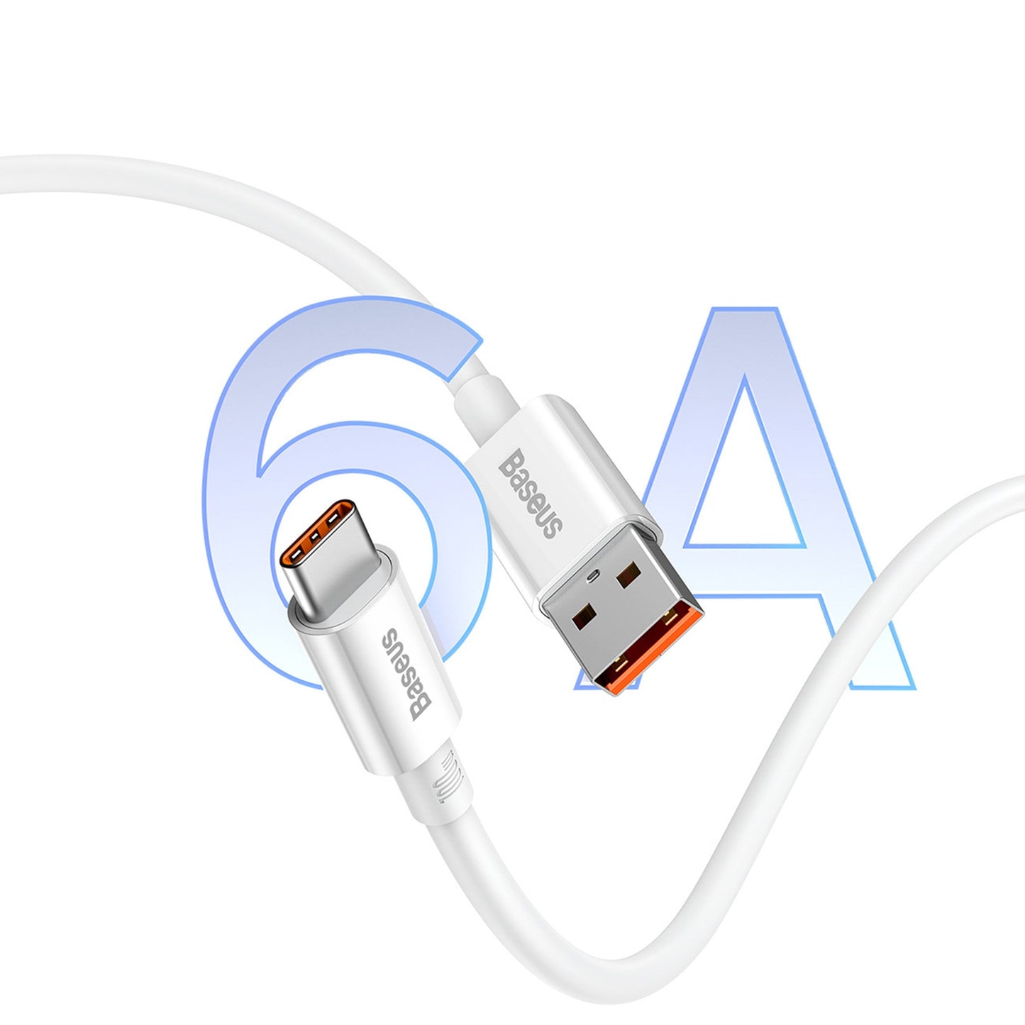 BASEUS USB-A - USB-C Superior Series cable 100W 1.5m - white – image 5