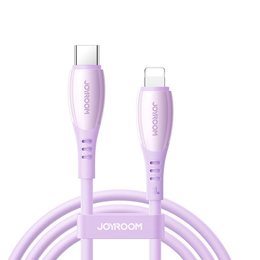 JOYROOM USB-C cable - iPhone Lightning Vibrant Series 30W 1.2m - purple