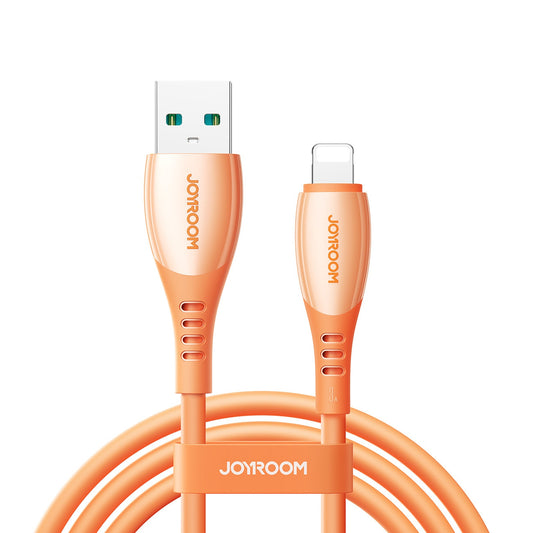 JOYROOM USB-A cable - iPhone Lightning Vibrant Series 3A 1.2m - orange