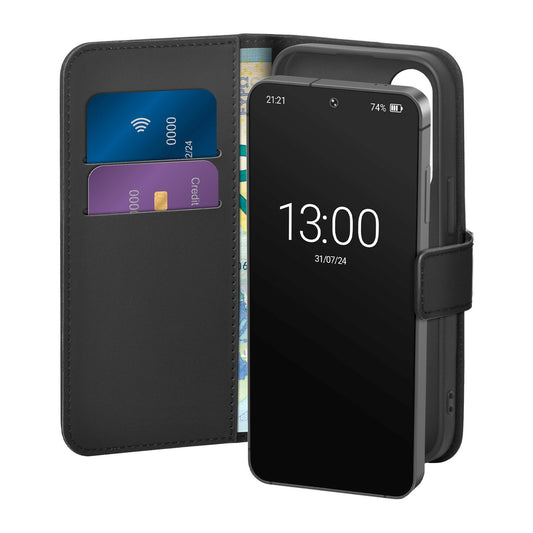 PURO Case for Samsung Galaxy S26 with Eco-Leather Case - black