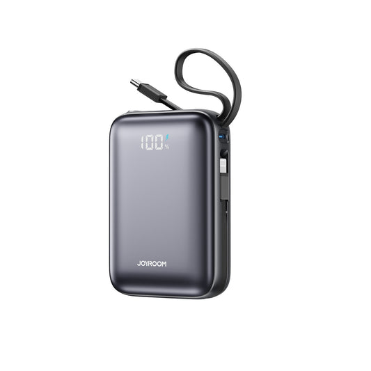 JOYROOM Powerbank 20000mAh 22.5W USB-C with double cable - black