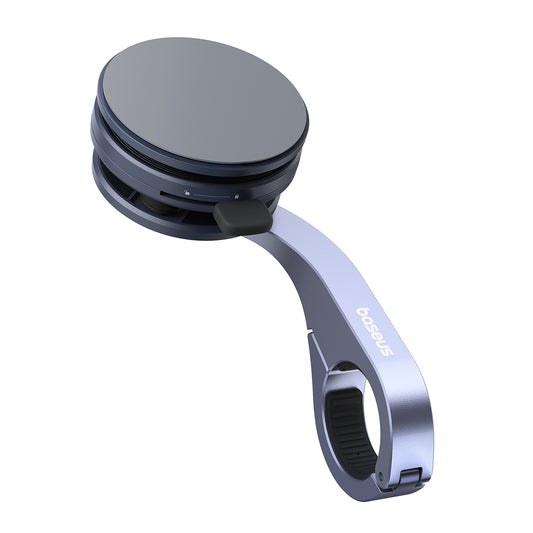 BASEUS Magnetic bicycle phone holder mounted on the handlebar - gray