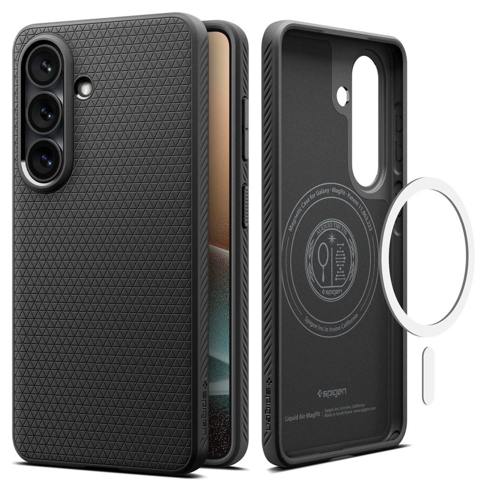 SPIGEN Case cover for Samsung Galaxy S26+ Liquid Air Mag MagSafe - matte black – image 2