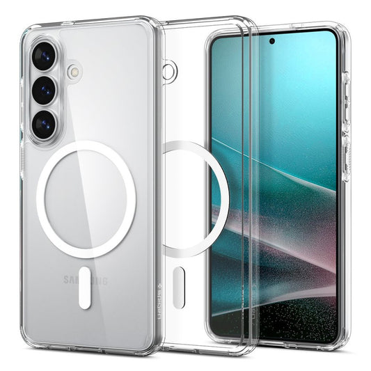 SPIGEN Case for Samsung Galaxy S26+ Ultra Hybrid Mag MagSafe - transparent and white