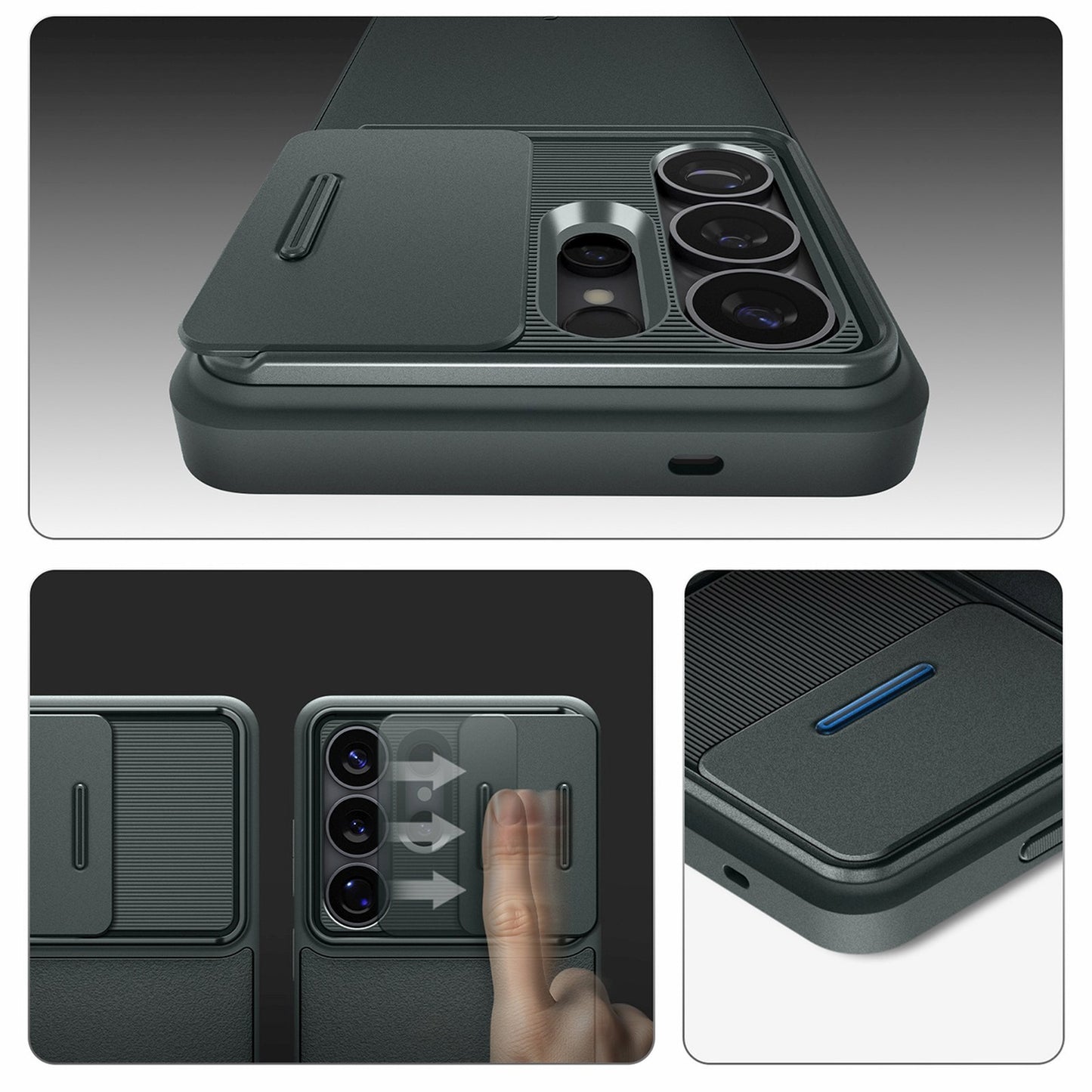 SPIGEN Case cover for Samsung Galaxy S26 Ultra Optik Armor - green – image 11