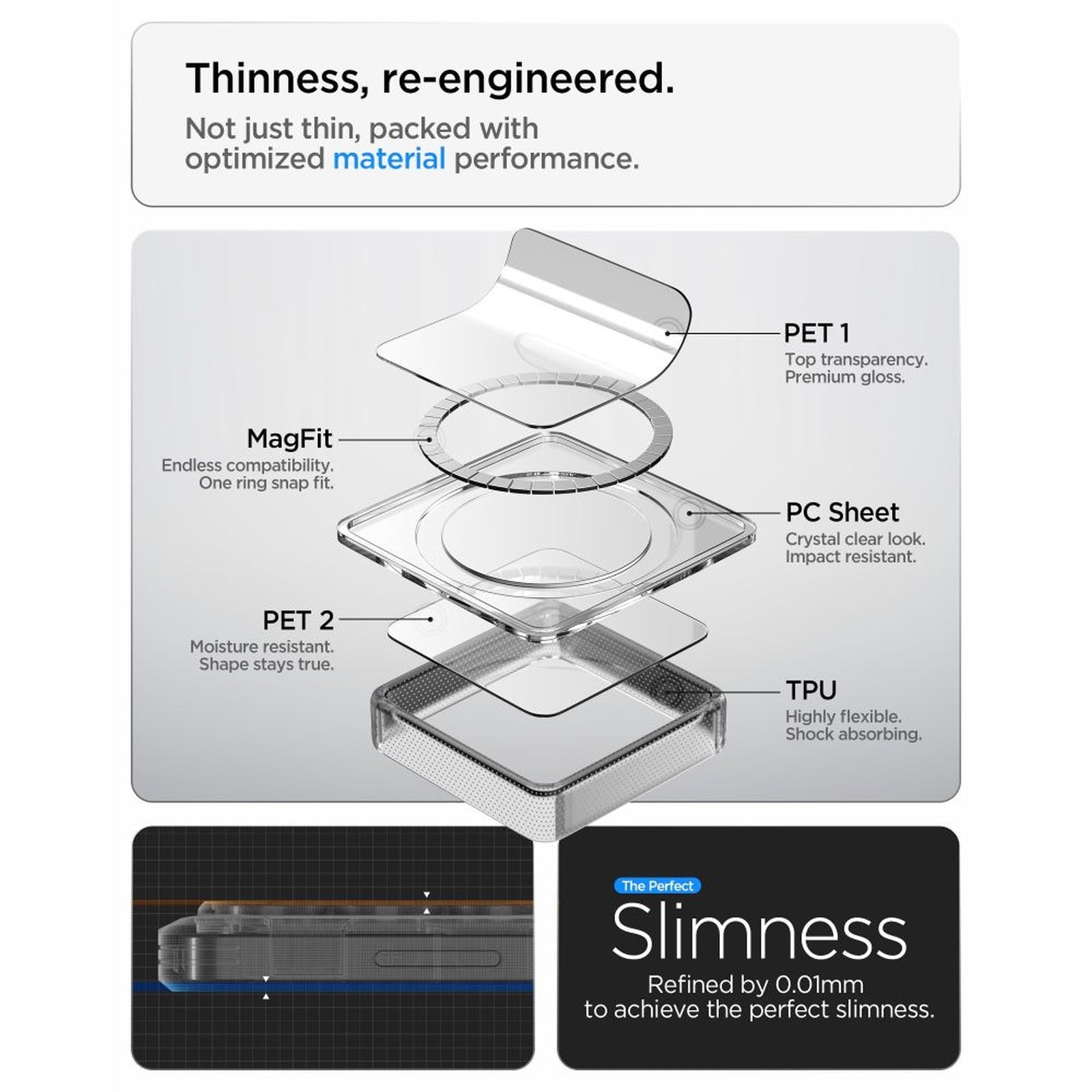 SPIGEN Case for Samsung Galaxy S26 Ultra Ultra Hybrid Mag MagSafe - transparent and black – image 9