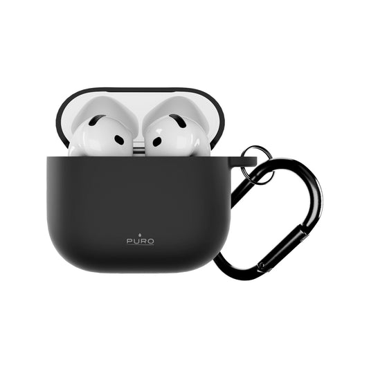 PURO Case cover for AirPods 4 Icon headphones - black