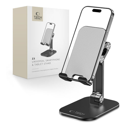 Tech-Protect Stand stand, universal holder for smartphone, tablet up to 13" - gray