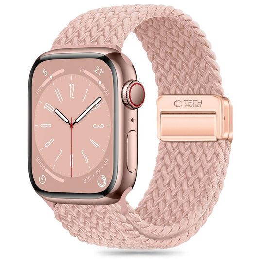 Tech-Protect Nylonmag nylon strap for Apple Watch 4/5/6/7/8/9/SE 38/40/41 mm - pink