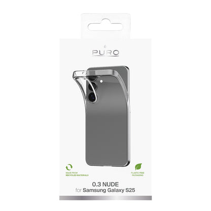 PURO Silicone case for Samsung Galaxy S25 03 Nude - transparent – image 5