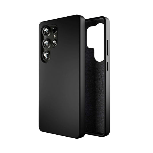 PURO Silicone case for Samsung Galaxy S25 Ultra Icon Mag MagSafe - black