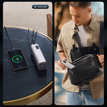 CUKTECH Powerbank 20000mAh USB-C USB-A 100W - gray – image 6