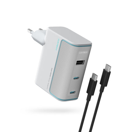 DUDAO GaN 30W USB-A - USB-C wall charger with USB-C cable - white – image 35