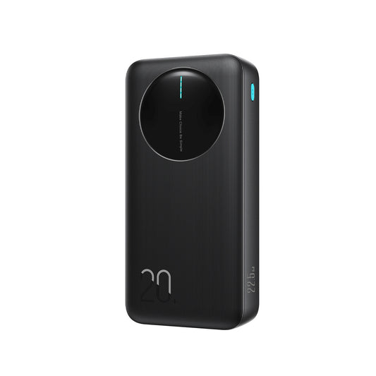 JOYROOM Powerbank with digital display 20000mAh USB-A USB-C 22.5W - black