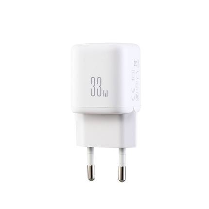 JOYROOM USB-A USB-C 33W wall charger - white – image 3