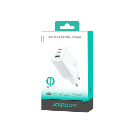 DUDAO GaN 30W USB-A - USB-C wall charger with USB-C cable - white – image 48