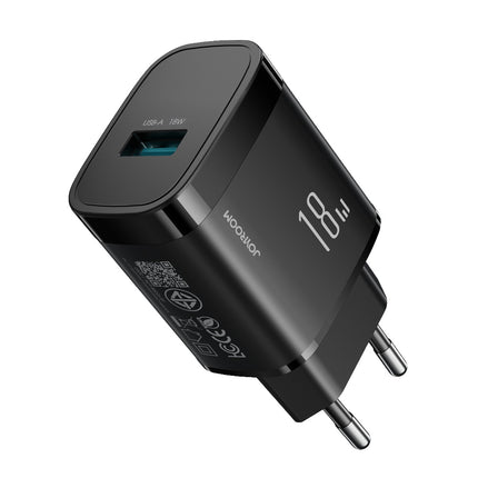JOYROOM USB-A 18W wall charger - black