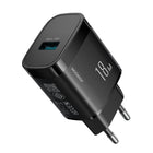 JOYROOM USB-A 18W wall charger - black