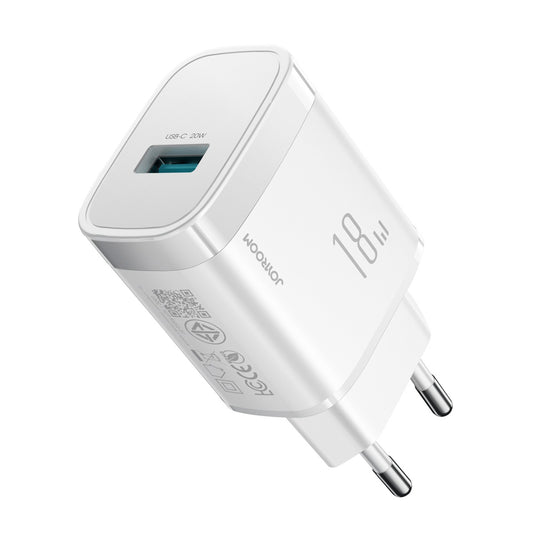JOYROOM USB-A 18W wall charger - white