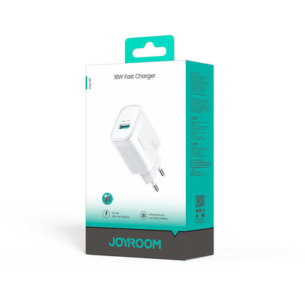 JOYROOM USB-A 18W wall charger with USB-A - USB-C cable 1m - white – image 2