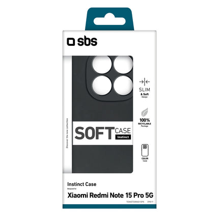 SBS Case cover for Xiaomi Redmi Note 15 Pro Instinct - black – image 2