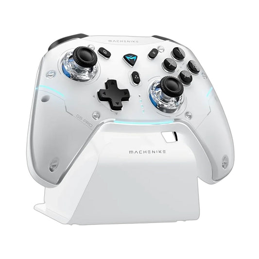 MACHENIKE G5Pro Max wireless controller with gaming charging station - white