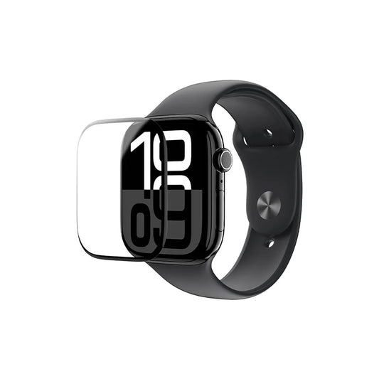 AmazingThing Protective foil with black frame for Apple Watch 46mm Radix Film