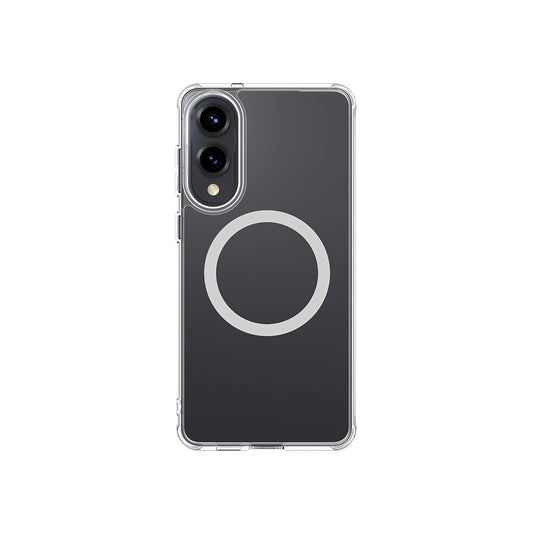 AmazingThing Silicone case for Samsung Galaxy S25 Edge Minimal Mag Case - transparent