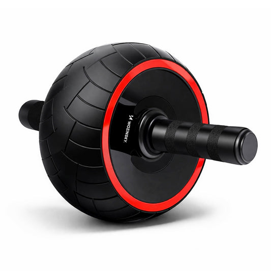 WOZINSKY Ab wheel exercise wheel with mat - black