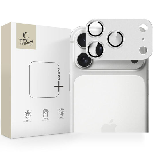 Tech-Protect Lens glass for iPhone 17 Pro Max Camfull Fit+ - silver
