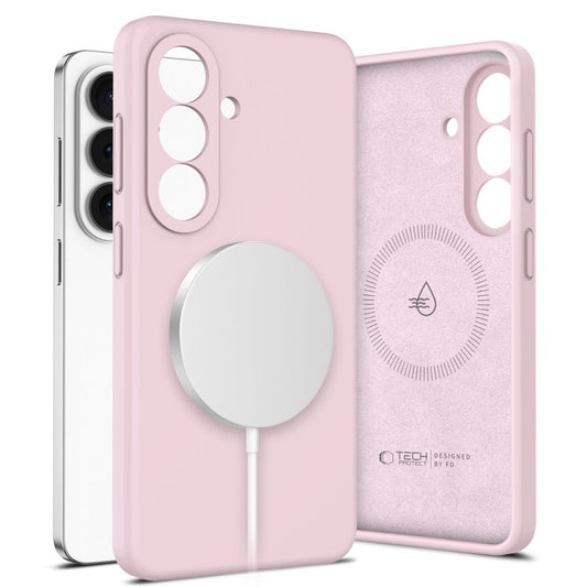 Tech-Protect Case cover for Samsung Galaxy S26 Silicone MagSafe - pink