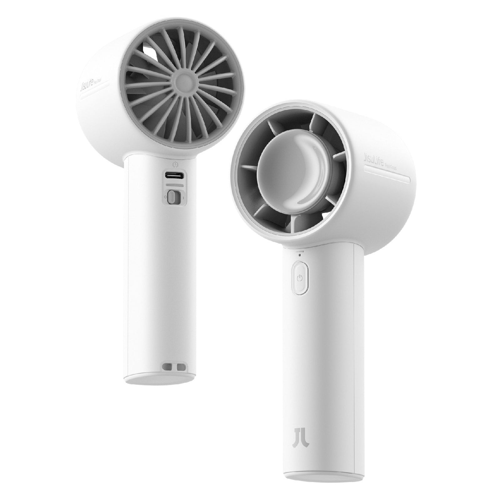 Jisulife Portable mini fan 4000mAh USB-C - gray – image 3